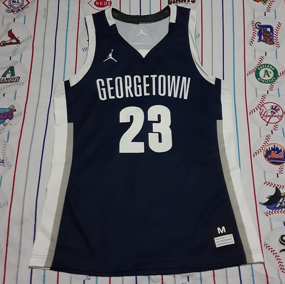 Michael Jordan Georgetown Hoyas Authentic Basketball Jersey Vintage Nike Ladies